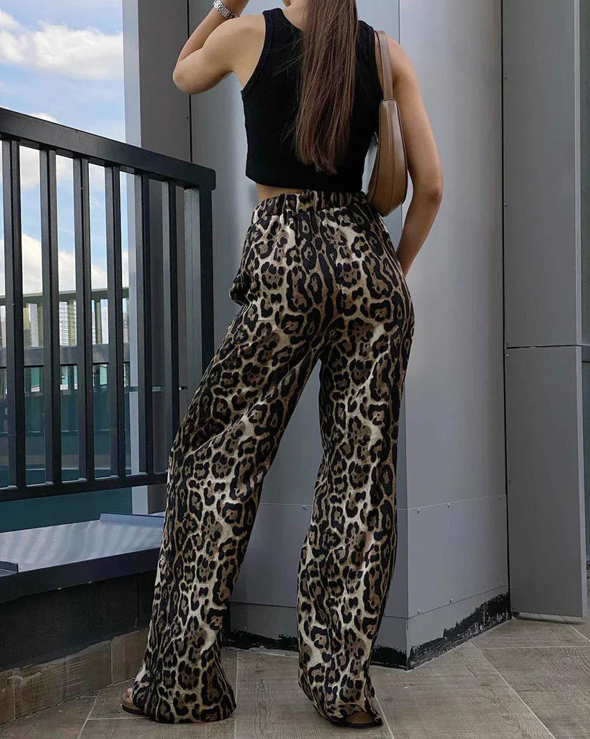 Melanie Leopard Pants