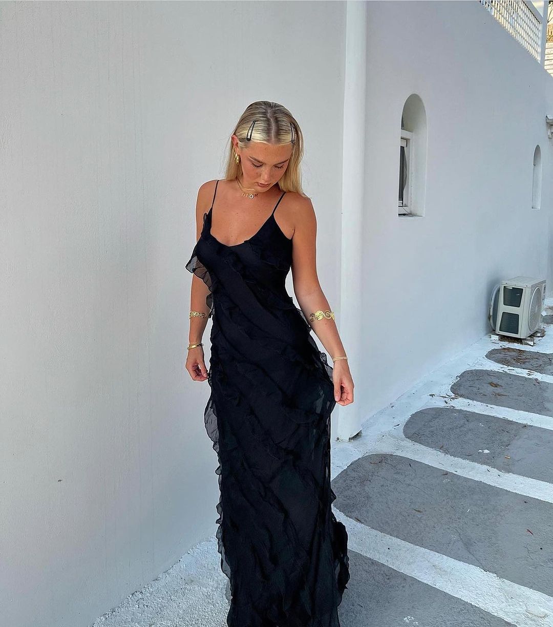 Coraline Ruffled Maxi Dress