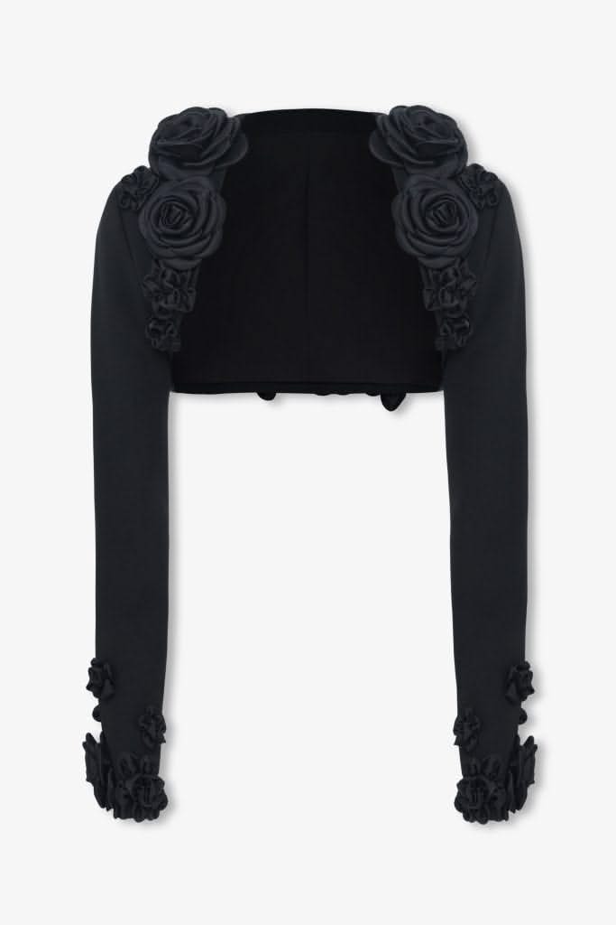 Bella Flower Embellished Bolero