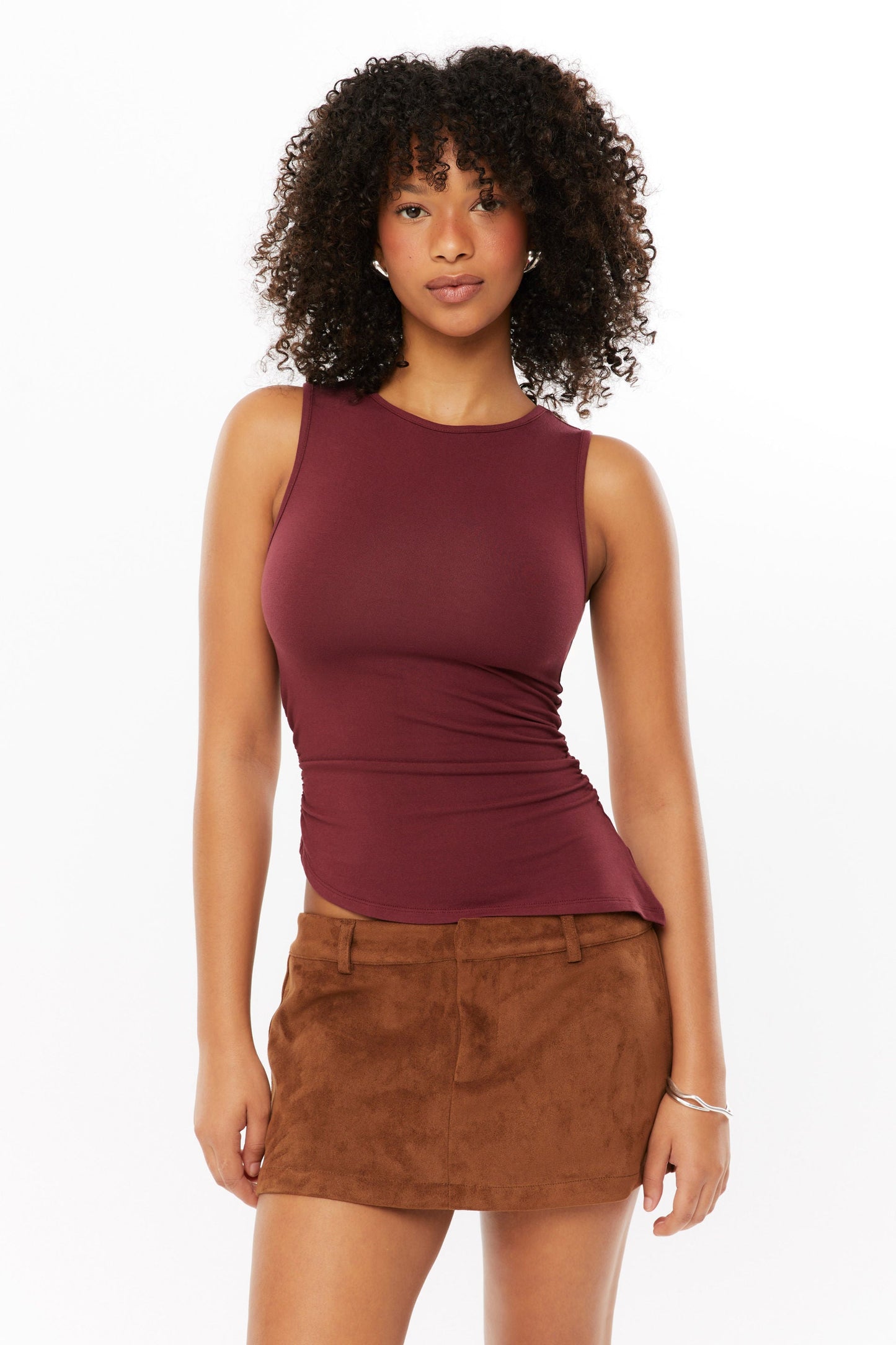 Brook Faux Suede Skirt
