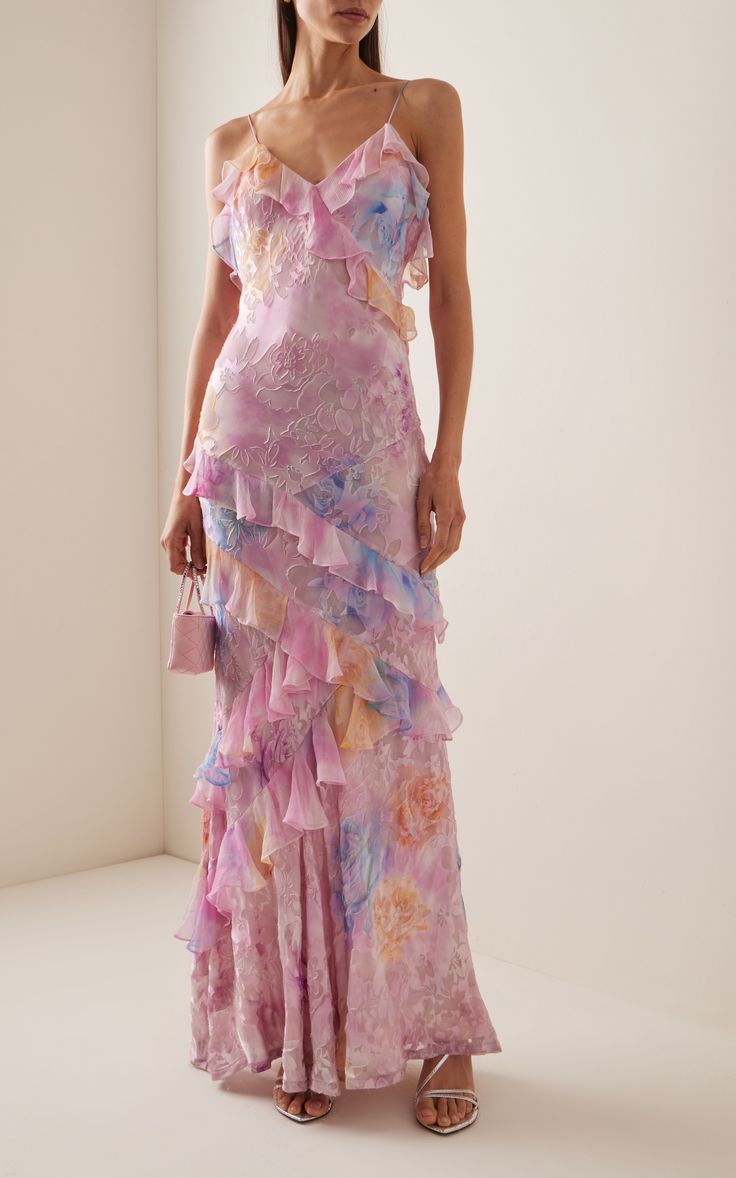 Cassidy Ruffle Maxi Dress