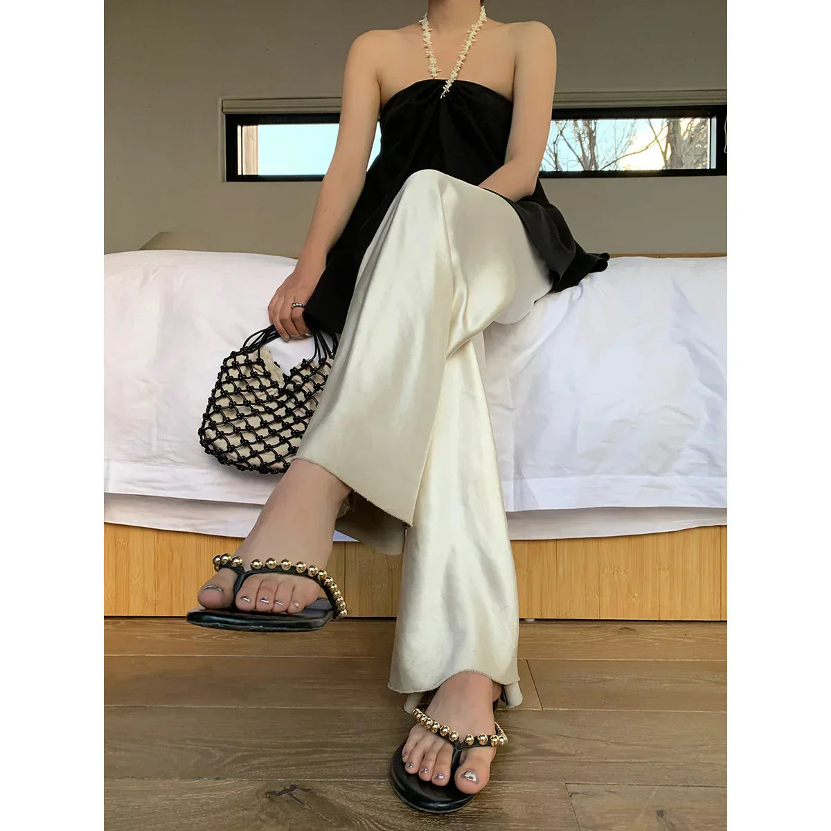 Jazzlyn Satin Pants
