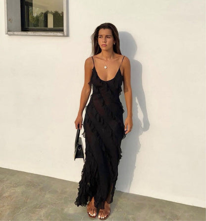 Coraline Ruffled Maxi Dress