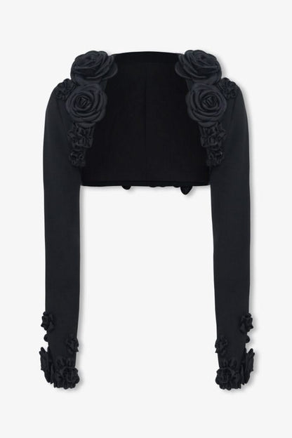 Bella Flower Embellished Bolero