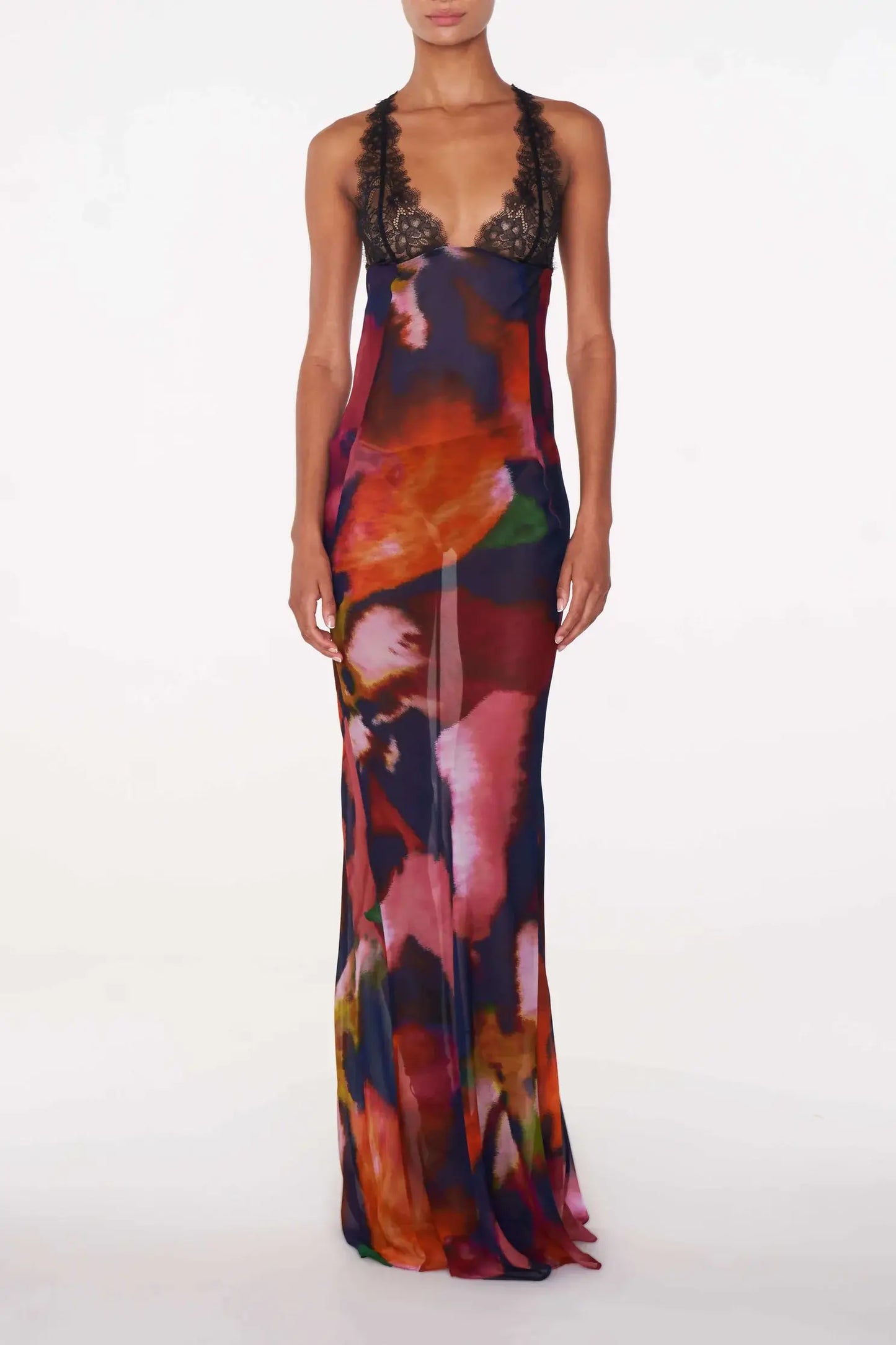Lydia Sheer Maxi Dress