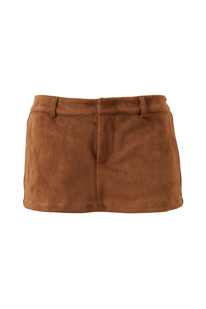 Brook Faux Suede Skirt
