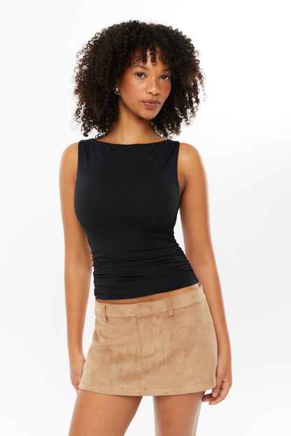 Brook Faux Suede Skirt