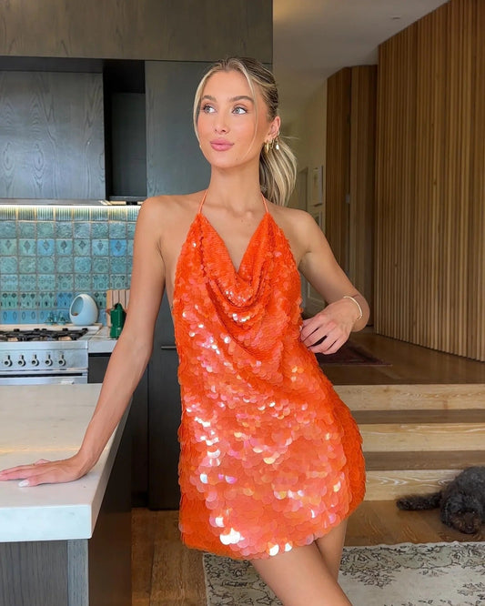Marcella Sequin Mini Dress